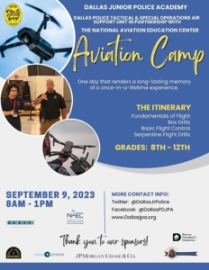 Dallas Junior Police Academy JPA Aviation Camp